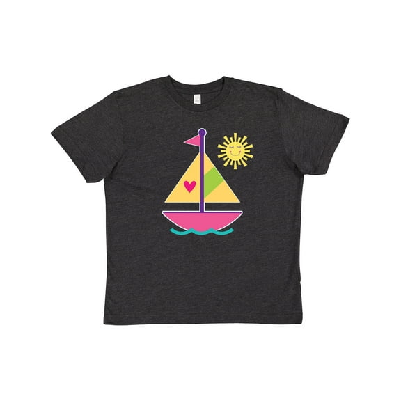 Inktastic Sailboat Girls Sailing Gift Youth T-Shirt
