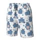 thumbnail image 4 of Balery Cute Hippos Traje de Baño Estilo Hawaiano para Hombre, Shorts de Secado Rápido con Bolsillos-Small, 4 of 6