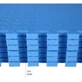 thumbnail image 3 of BalanceFrom 3/4" EXTRA Thick Puzzle Exercise Mat with EVA Foam Interlocking Tiles for MMA Blue, 3 of 4