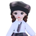 thumbnail image 4 of Muñeca Adorable Zulema de 23cm muñeca de rótulas accesorios juguete para fiesta Gris negro, 4 of 7