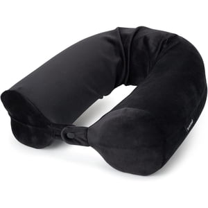 Brookstone Adjustable Memory Foam Travel Neck Pillow