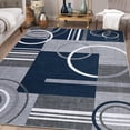 thumbnail image 1 of Area Rug Machine Washable Area Carpet Non-Slip Stain Resistant Non-Shedding Rugs Modern Geometric Area Carpet for Bedroom, Dining Room, Family Room, Nursery, Playroom, 1 of 9