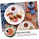 thumbnail image 5 of Juego para servir salsas, bandejas para servir divididas, aperitivos y quesos, plato para servir, plato con compartimento para Pascua, Navidad, merienda-20,1 cm, 5 of 5
