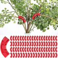 thumbnail image 1 of Paquete de 60 pinzas de cultivo de plantas de 90 grados para control de plantas de bajo estrés, color rojo, 1 of 4