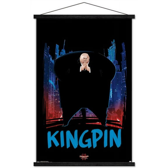 Marvel Spider-Man - Into The Spider-Verse - Kingpin Wall Poster with Wooden Magnetic Frame, 22.375" x 34"