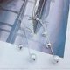 thumbnail image 2 of 1pair Silver Earring Jewellery Woman Bohemian Style Sparkling Beads Long Pendant Ear Studs Dangle Lady Earring Lady Dress Accessories Love Gift New Re, 2 of 4