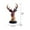 A, variant on Deer Statue for Home Office Desk Decor, Elegant Resin Figurine for Wealth, Lucky Charm Ornament for Good Fortune, Modern Animal Sculpture for Shelf Mantel Display, Unique Gift Idea for Housewarming