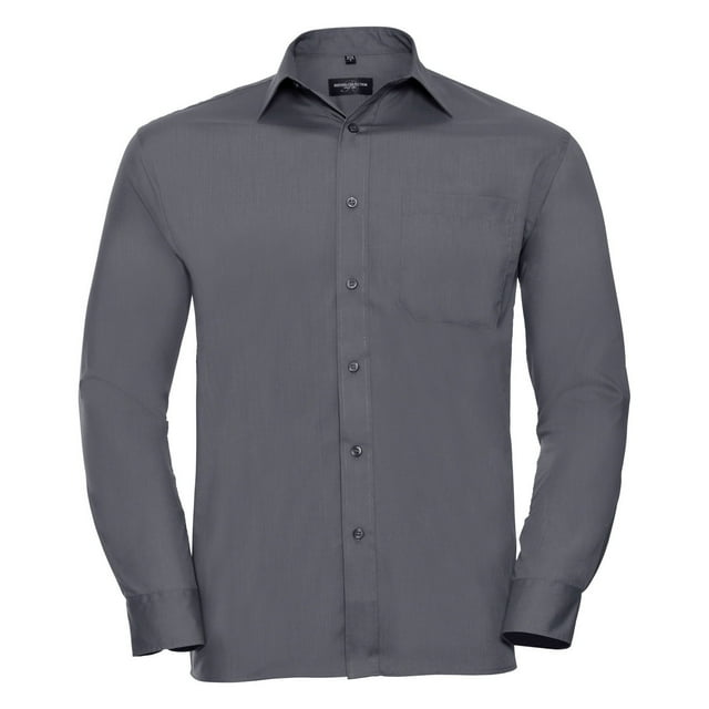 Russell Collection Chemise à Manches Longues pour Hommes