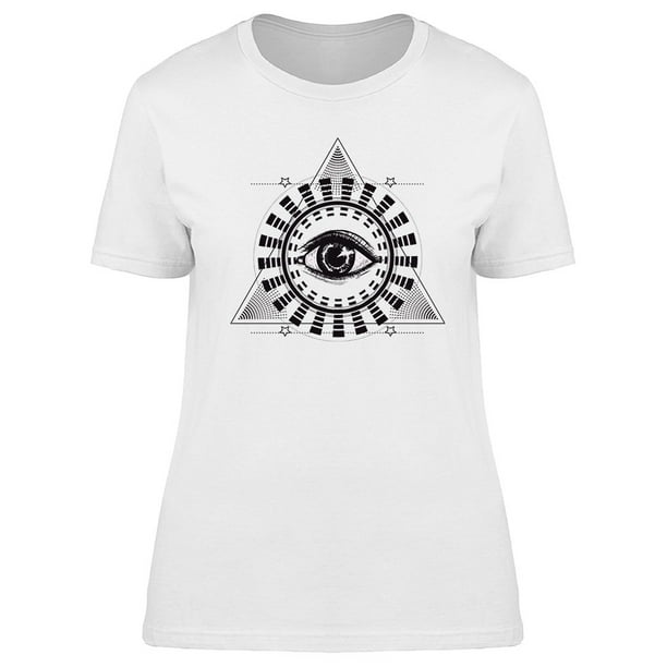 Smartprints All Seeing Eye Tattoo Design Tee Women S Image By Shutterstock Walmart Com Walmart Com