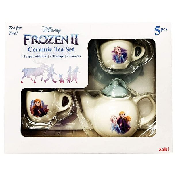 Disney Frozen II Ceramic Tea Set 5 Pieces Tea for 2 from Zak! Design