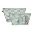 thumbnail image 1 of Juego de 2 bolsas de viaje Tiny Twinkle a prueba de desorden (Sage Checkers), 1 of 5