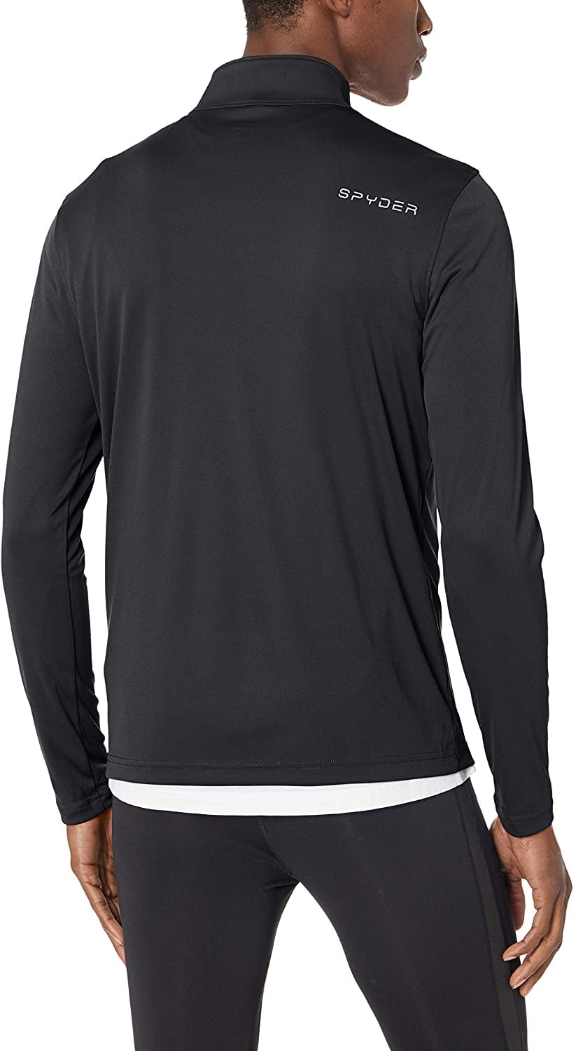 Spyder Mens Mens Limitless Solid Half Zip T-Neck Athletic-Shirts