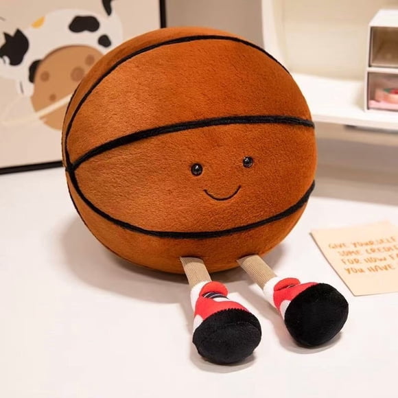 18/25cm Latest Basketball and Football Doll Simulation Stuffed Plush Toy Cartoon Anime Cute Doll Gift for Children Fun Doll