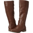 thumbnail image 7 of Naturalizer Womens Garrison Mid Calf Boot 8 Chocolate Wide Calf, 7 of 7