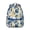 Blue-6, variant on Colorful Zebra Print Backpack Black and White Zebra Stripes, Gradient Zebra Aesthetic Fashion Students School Bag for Students and Students