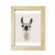 thumbnail image 1 of No me gustan las alpacas. Escritorio de madera Arte Pintura 7x9 pies Marco de foto, 1 of 4