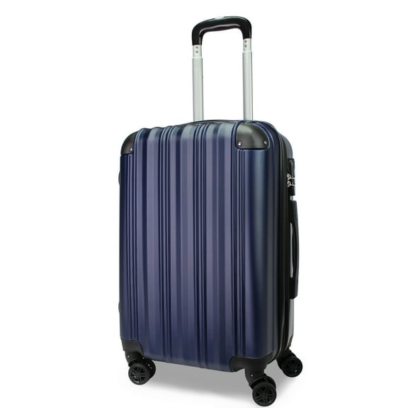 CalBags Kemyer Quest 20-Inch Carry-On Hardside Lightweight Expandable Spinner Suitcase Luggage - Navy