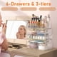 thumbnail image 5 of Organizador de maquillaje Delamu con 6 cajones para tocador y baño, transparente, 5 of 8