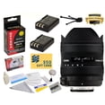 thumbnail image 1 of Sigma 8-16mm f/4.5-5.6 DC HSM FLD AF Ultra Wide Zoom Lens (203306) With 3 Year Warranty for Nikon D40 D40x D60 D3000 D5000 DSLR Camera with 2 EN-EL9 Batteries, Cleaning Kit, 1 of 6