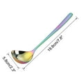 thumbnail image 2 of 7.8" Stainless Steel Cooking Supplies Rainbow Color Soup Ladle Spoon, 2 of 7
