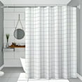 thumbnail image 6 of Dadiaei Shower Curtain, Bathroom Curtain, Waterproof Curtain - Bathroom Shower Curtain Proof Printed, Toilet Partition Curtain, No Need To Punch Holes, Includes Hooks, 6 of 8