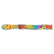 Trend Enterprises "You Are Responsible for You" Banner (T-25047)
