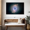 thumbnail image 3 of Elephant Stock Cat's Eye Nebula Wall Art - Horizontal Canvas Wall Art - Living Room Wall Decor - Astronomy & Space Canvas - Black And Blue Decor By Nasa - 48" x 32", 3 of 8
