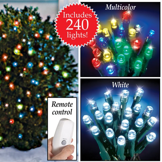 Led Remote Control String Lights Multi Color Lig White Lights