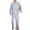Blue, variant on European And Color Striped Care Suit Set For Men Postoperative Recovery Long Sleeved Shirt & Long Pants Multiple Sizes