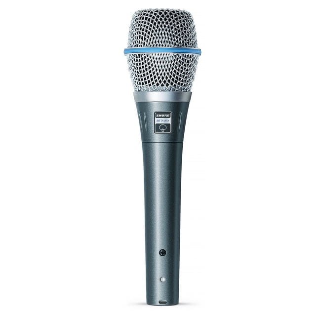 Micrófono BETA87A Shure Vocal Anti-Pop, Condensador Polarización Electrostática Shure Patrón Polar Supercardioide