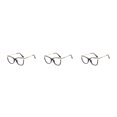 thumbnail image 3 of Qarigey Moda Cat's Eye Glasses Anti Blue Light Gafas transparentes Computer Luxury Big Frame Spectacles Light black Type1 NO1, 3 of 6