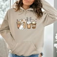 thumbnail image 3 of French Bulldogs and Coffee Hoodie Sweatshirt, 3 of 7