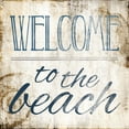 thumbnail image 2 of Villa, Mlli 15x15 White Modern Wood Framed Museum Art Print Titled - Welcome To The Beach, 2 of 4