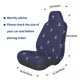 thumbnail image 3 of Fotbe Anchor Heart Blue Funda para Asiento de Auto con Estampado – Impermeable y Antisudor – Ajuste Universal, Lavable a Máquina, Antideslizante (1 Pieza), 3 of 5