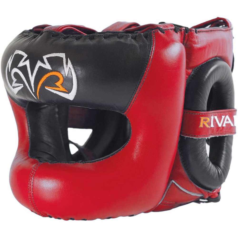 RIVAL Boxing RHGFS1 FaceSaver Training Headgear Black/Red Walmart