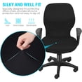 thumbnail image 3 of PinesC Housse de Chaise de Bureau, Housse de Chaise d'Ordinateur Universelle Protectrice et Extensible Style Simplisme Moderne (Chaise Non Incluse), 3 of 5