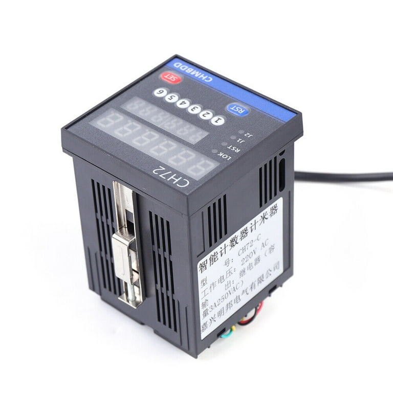 Electronic Meter Counter Two Wheel Length Measuring Accuracy 