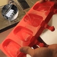 thumbnail image 4 of Popsicle Molds Silicone Non-Stick Ice Pop Molds Silicone Cakesicle Molds with 100 Wooden Sticks for DIY Ice Cream Cake Pops Cakesicle Set of Two (Small, Red), 4 of 7