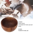 thumbnail image 4 of Tazón De Jabón De Afeitar De Madera, Taza De Crema De Afeitar De Madera De Superficie Lisa Espumosa Portátil De Gran Capacidad Para Peluquería, 4 of 7