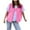 Hot Pink, variant on Karight Fuzzy Sherpa Vest for Women Loose Open Front Button Down Fleece Cardigan Warm Winter Sleeveless Casual Jackets