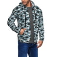 thumbnail image 2 of Vsdgher Angry Shark Mens Hoodies Zip Hoodie, Hoodies for Men, Zip-up Hooded Sweatshirt-Large, 2 of 5