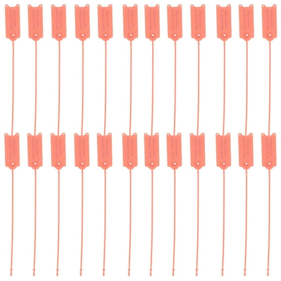 Cable Ties with Markers for Tie Cable Red PP Material One Piece Self-locking 100Pcs