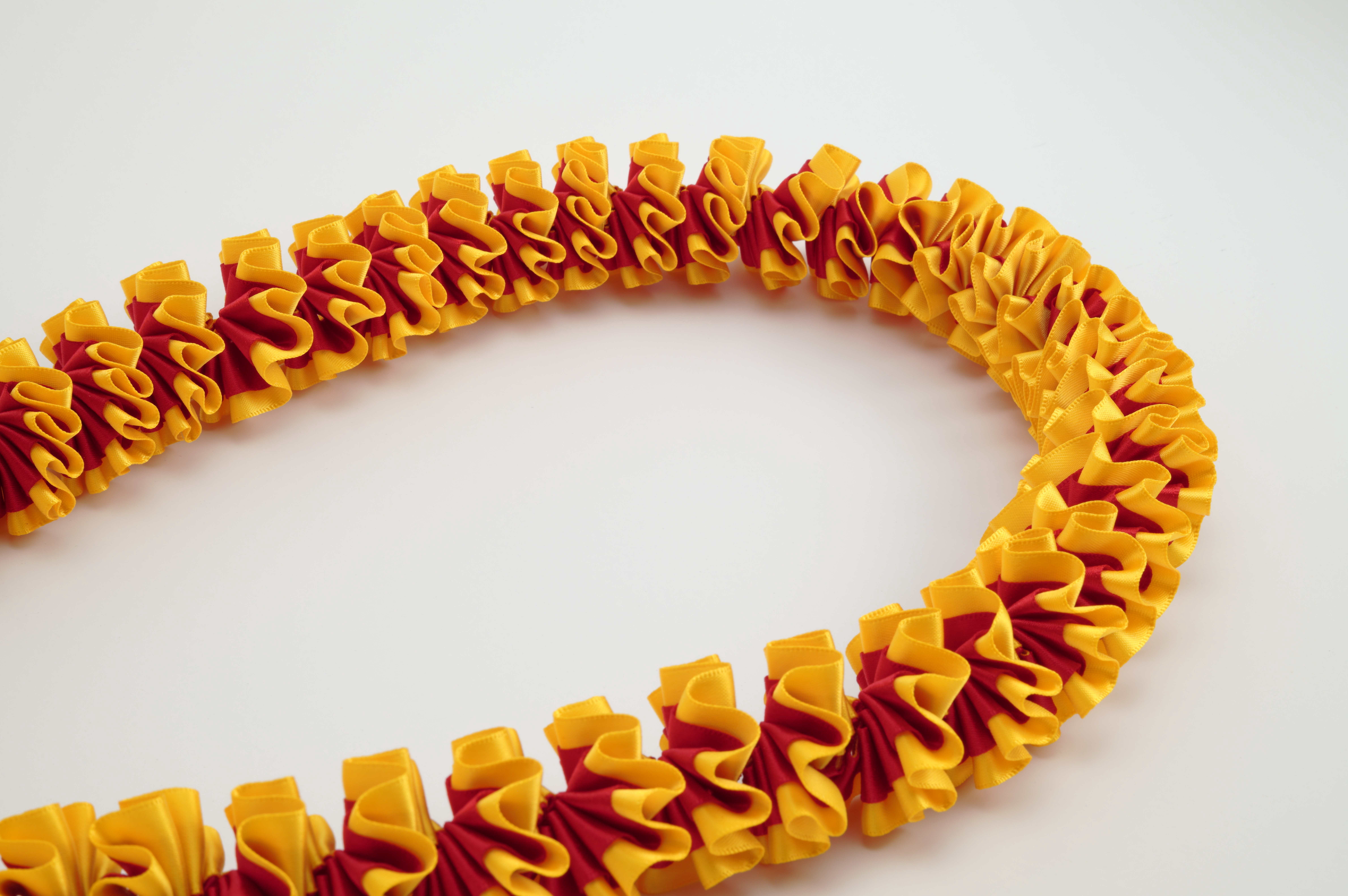 Maxport Corporation Ribbon Lei Red/lt. Gold
