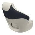 thumbnail image 5 of Wise BM3338-986 Premier Series Pontoon XL Bucket Seat with Flip Up Bolster, Platinum / Spectra Navy / Cobalt, 5 of 5
