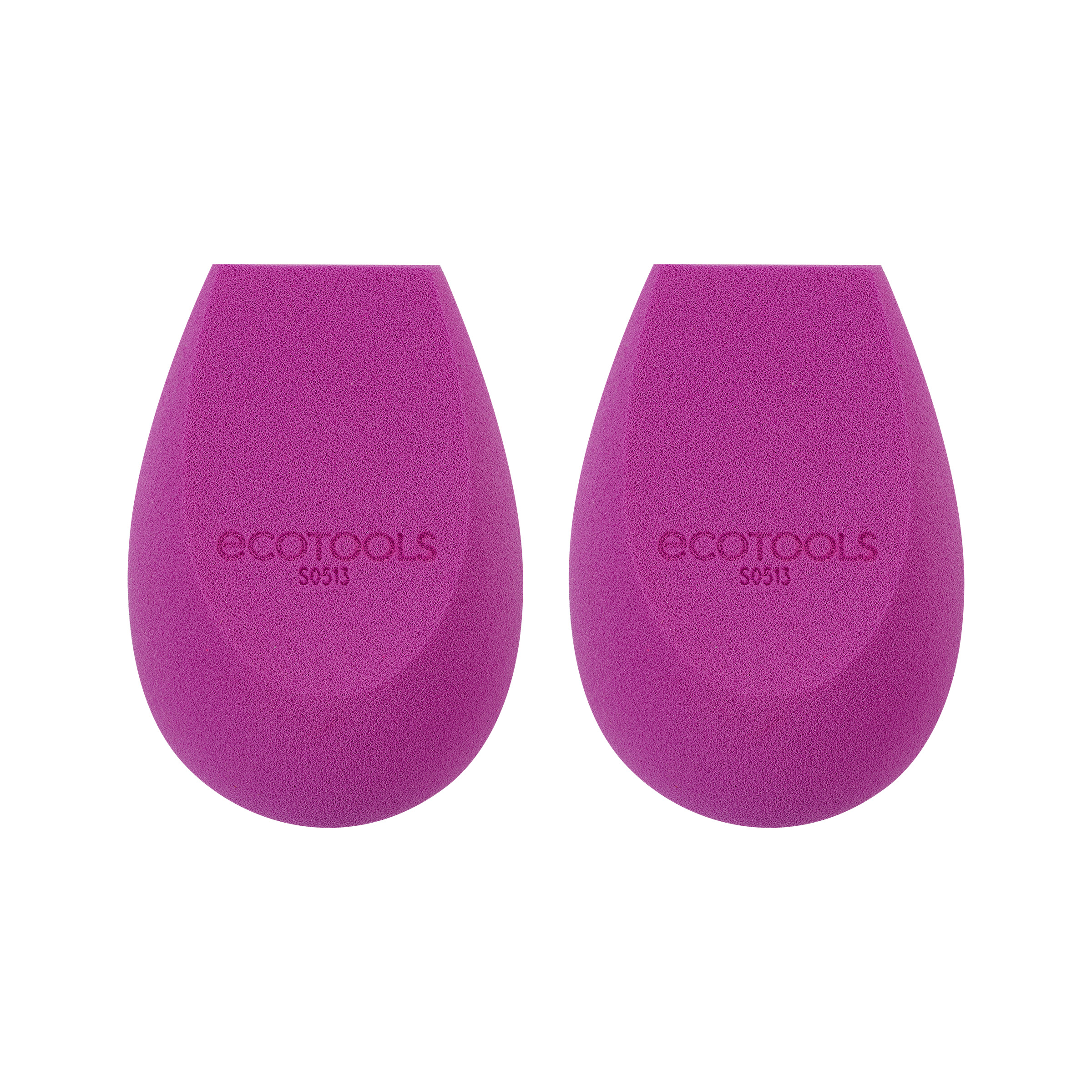 EcoTools Bioblender Makeup Sponge Duo, for Liquid and Cream Foundation, Purple, 2 Count - image 3 of 18