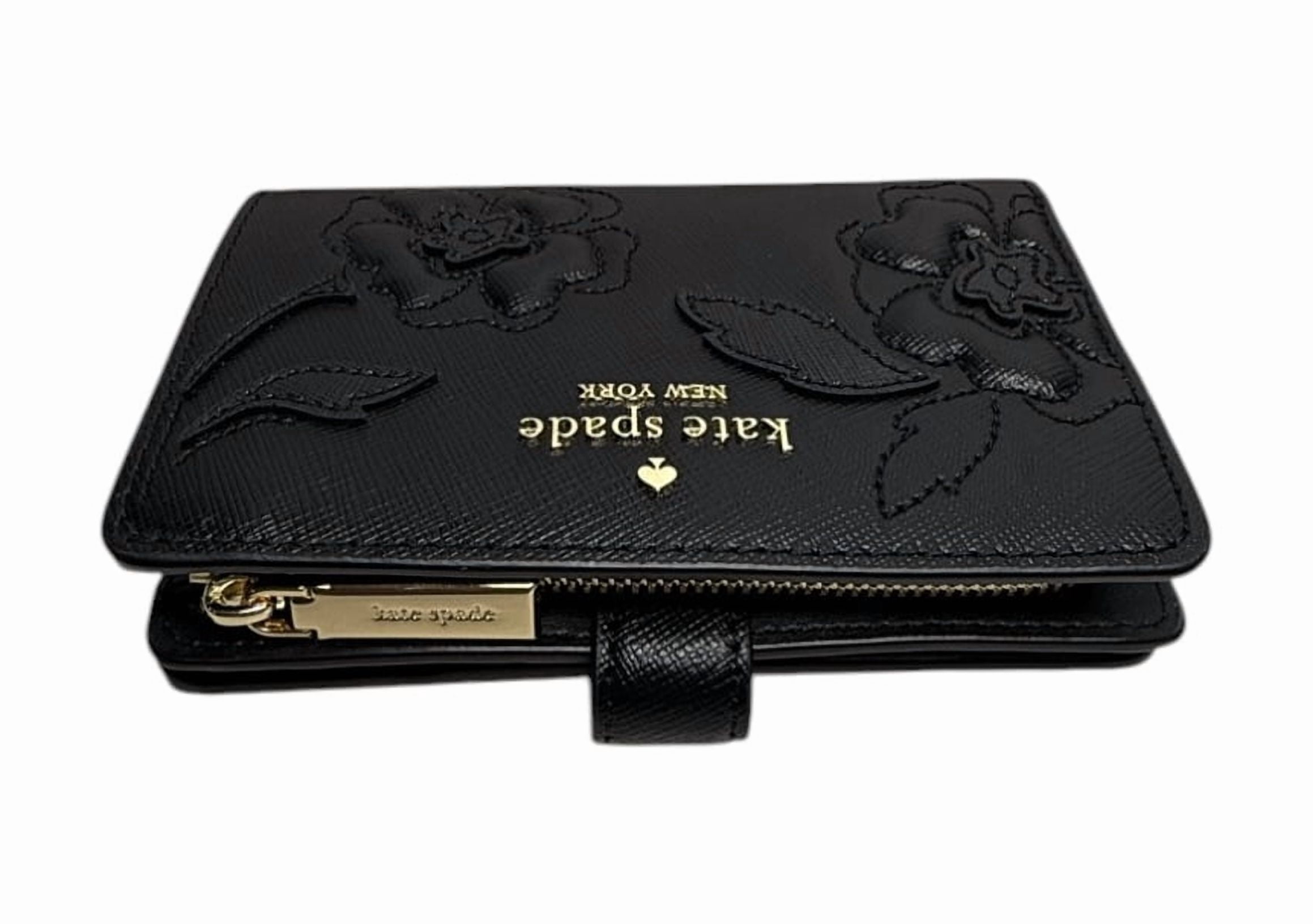 Kate Spade Madison Leather Medium Compact Bifold Wallet