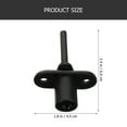 thumbnail image 4 of RENACLIPY 2Pcs Cabinet Lock with Keys Office Drawer Lock Accessories Black Steel, 4 of 7