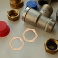 thumbnail image 1 of UPGRATOR 6Ud Tuercas Hexagonales De Latón Para De Tuberías Y Reparación En Baños, 1 of 7