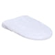 thumbnail image 3 of Funda para tapa de inodoro, alfombrilla flexible y práctica para el asiento del baño. blanco, 3 of 9