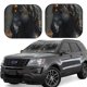 thumbnail image 1 of Balery Black And Gold White Horse Parasol para parabrisas de coche de 2 piezas | Parasol plegable para parabrisas delantero de coche para la mayoría de sedanes-Small, 1 of 5